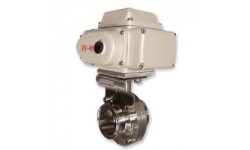 电动卫生级快装蝶阀