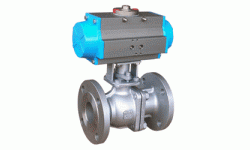 气动法兰球阀（Q641X）