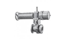 气动法兰铸铁球阀